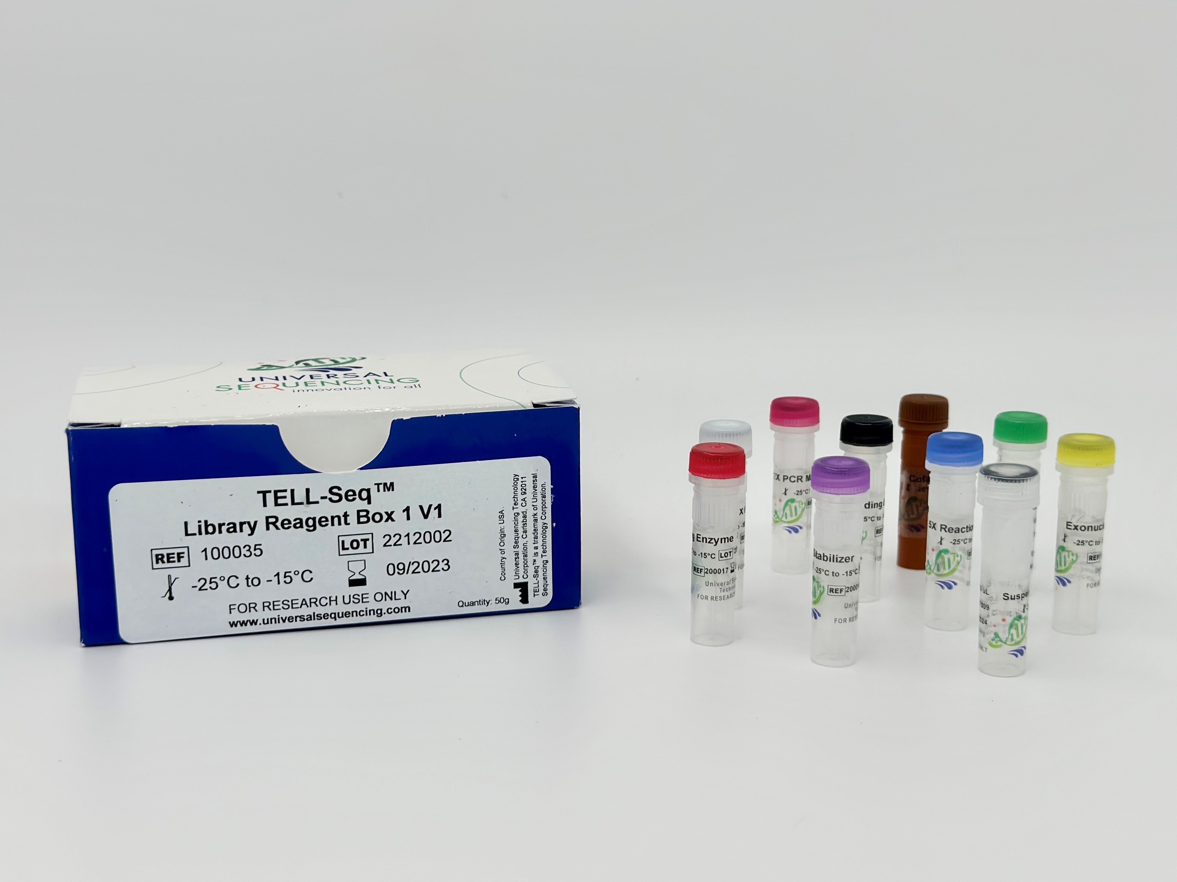 TELL-Seq™ Library Reagent Box 1 V1, RUO – Universal Sequencing Technology